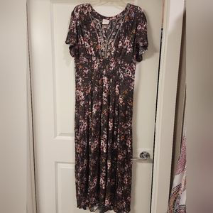 Boho Maxi Floral Dress